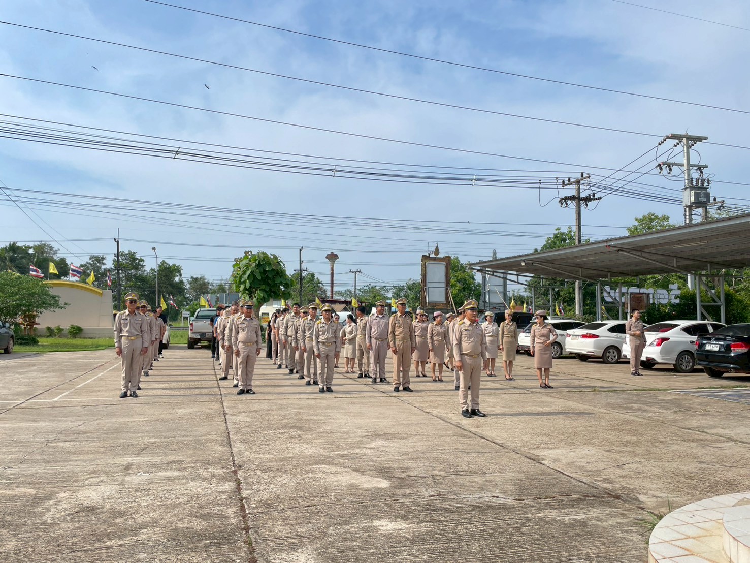 ท่านนายกพร้อมด้วยคณะผู้ริหาร ท่านปลัด/รอง/พร้อมด้วยหัวหน้าส่วนราชการ ร่วมป้องกันต่อต้านการทุจริตในภาครัฐ ประจำปี 2569