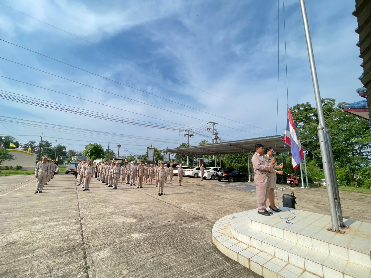 ท่านนายกพร้อมด้วยคณะผู้ริหาร ท่านปลัด/รอง/พร้อมด้วยหัวหน้าส่วนราชการ ร่วมป้องกันต่อต้านการทุจริตในภาครัฐ ประจำปี 2569